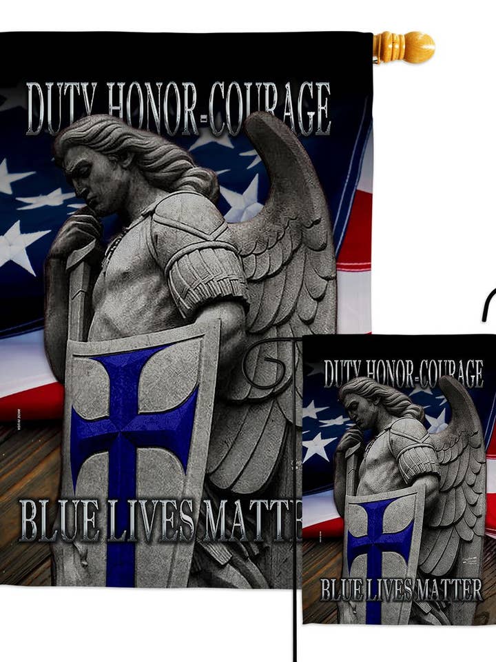 Honor Blue Lives First Responders Police Decor Flag for wholesale by Two Group Flag Co