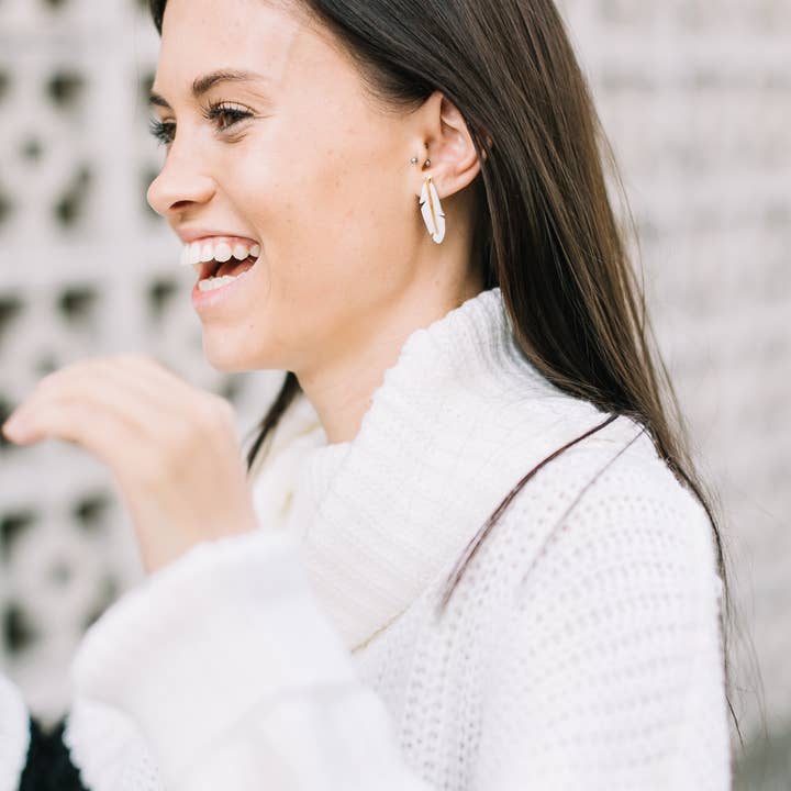 Remnant Studios - Wholesale Dangle Earrings - feather stud earrings3