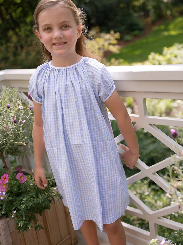 Sun House Children's - Wholesale Dress - Kids - Ella Dress in Check3