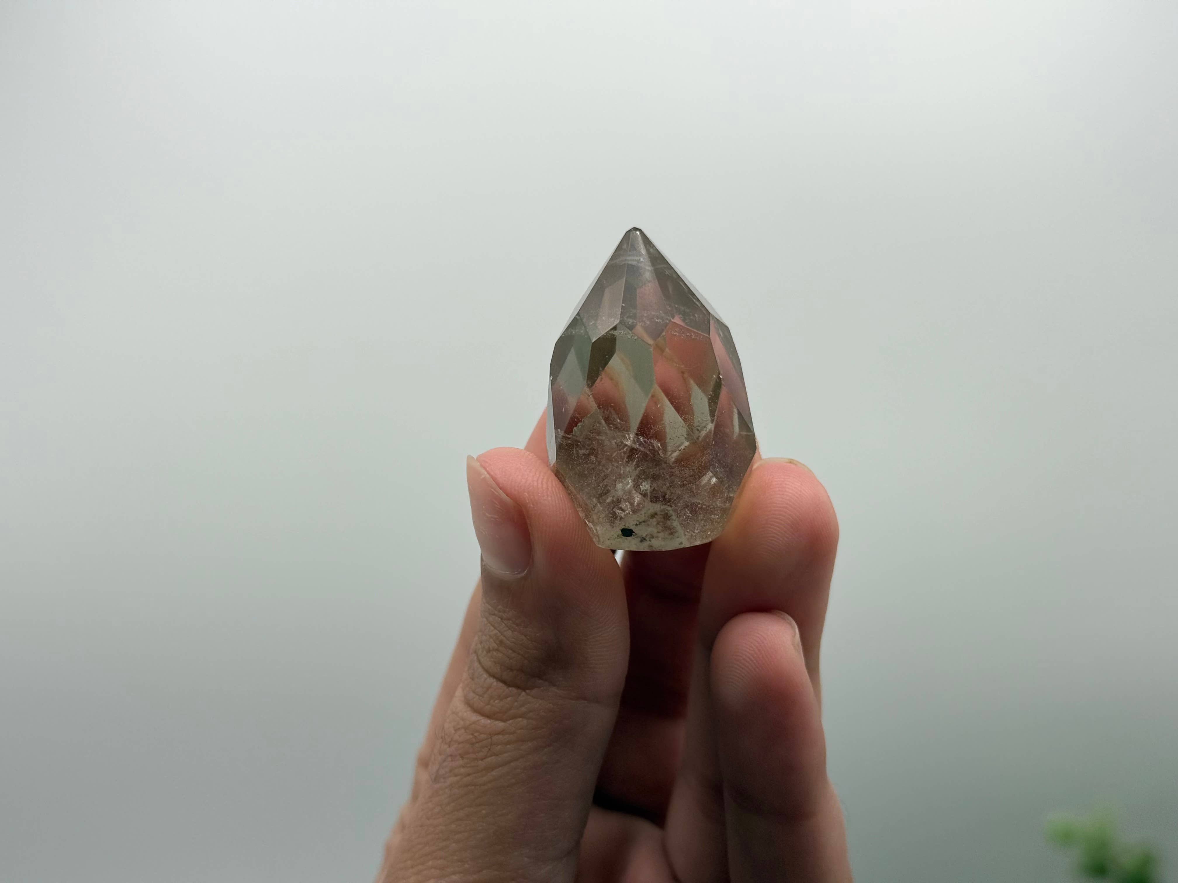 Meraki Gemstones - Wholesale Spiritual stone/crystal - Smoky Quartz Crystal Faceted Pear Shape9
