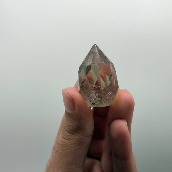 Meraki Gemstones - Wholesale Spiritual Stone/Crystal - Smoky Quartz Crystal Faceted Pear Shape9