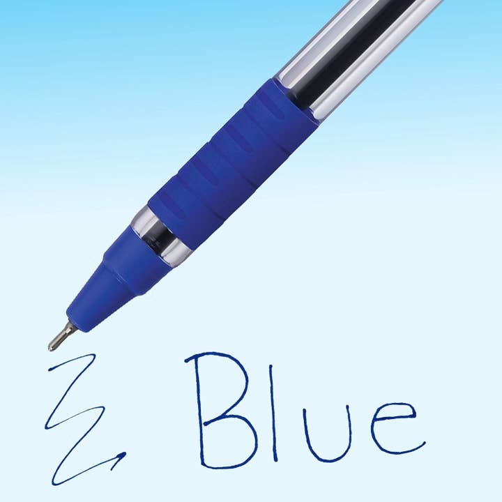 My Wholesale Warehouse - Wholesale Pen - Paper Mate Ballpoint Pens Comfort Grip Fine Point (0.7mm) Blue 50 Count3