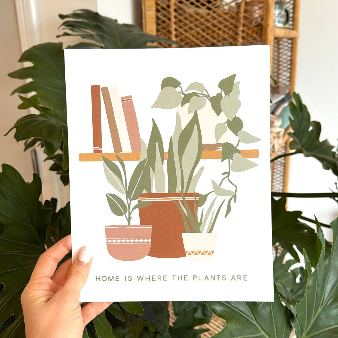 The Anastasia Co - Wholesale Art Print - Home is Where the Plants Are Art Print2