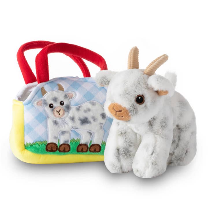 Sac portable & Ferme de chèvres en peluche & Cadeau pour la vente par The Petting Zoo