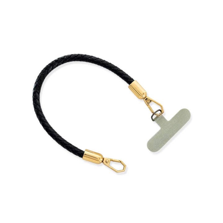 YPC01 - Chaîne de téléphone tressée courte végan* pour la vente par OMG Blings