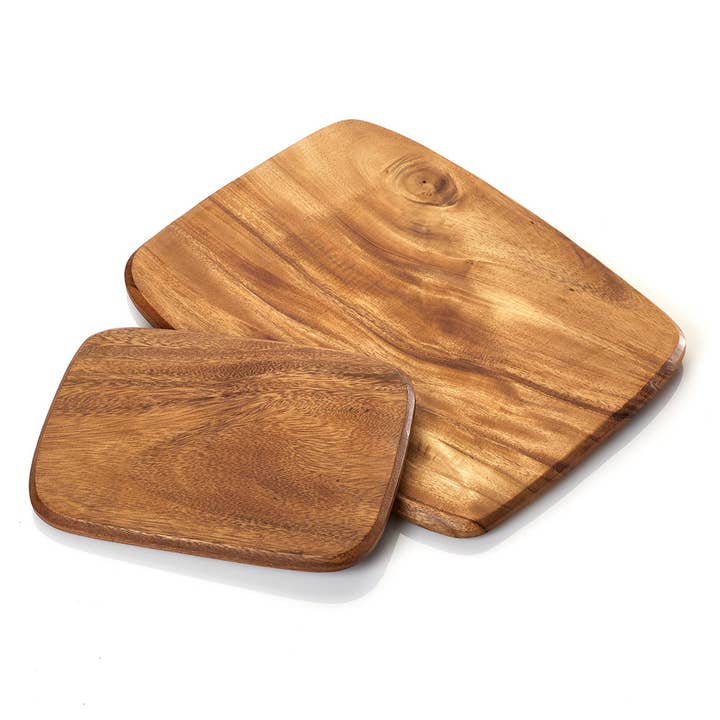 Mahalaga Acacia Wood Cutting Boards - Set of 2 for wholesale by SERRV International