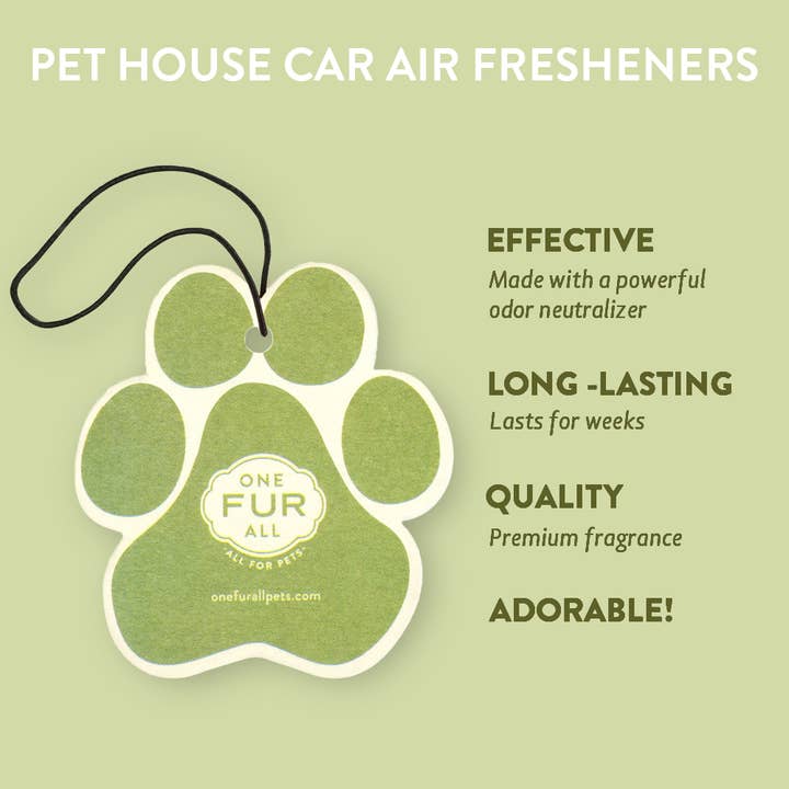 Pet House by One Fur All - Vente Désodorisant pour voiture – unisexe - Fresh Agrumes Voiture Désodorisant3