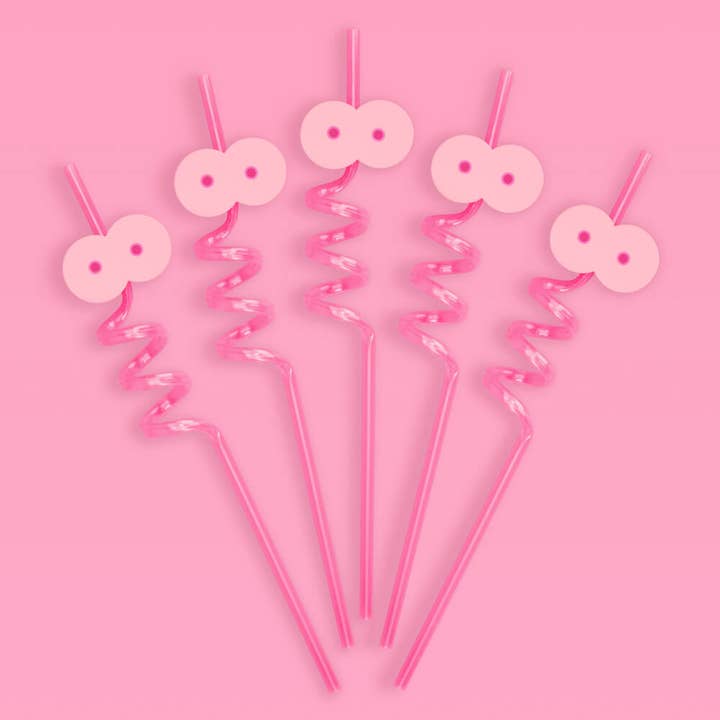 xo, Fetti - Wholesale Drinking Straw - Boob Straws, Lesbian Bachelorette Party