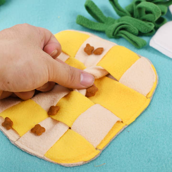 Archstone Collections - Wholesale Pet Food Mat - Dog - Archstone Pet Snuffle Mat - Pineapple, Feeding Training Mat