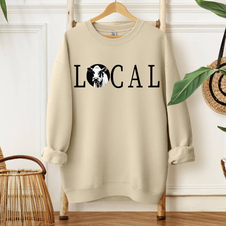 Local Agriculture Sweatshirt for wholesale by Bloomin' Creations