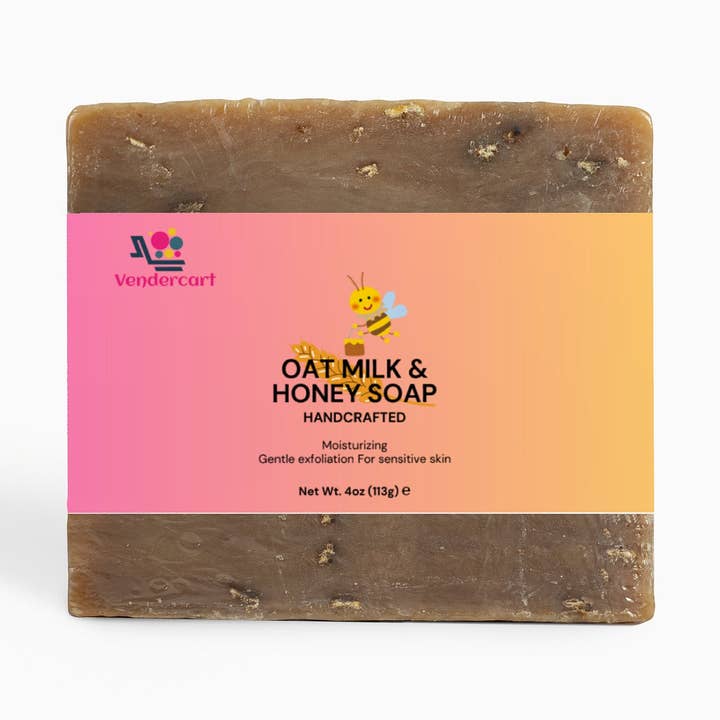 Oat Milk Honey Soap for wholesale by Vendercartllc