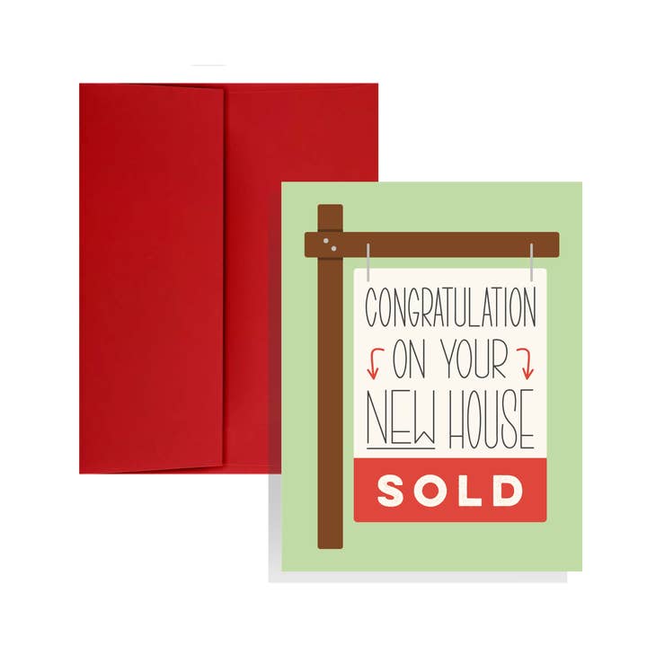 Sold Sign Card for wholesale by KGS Design Studio
