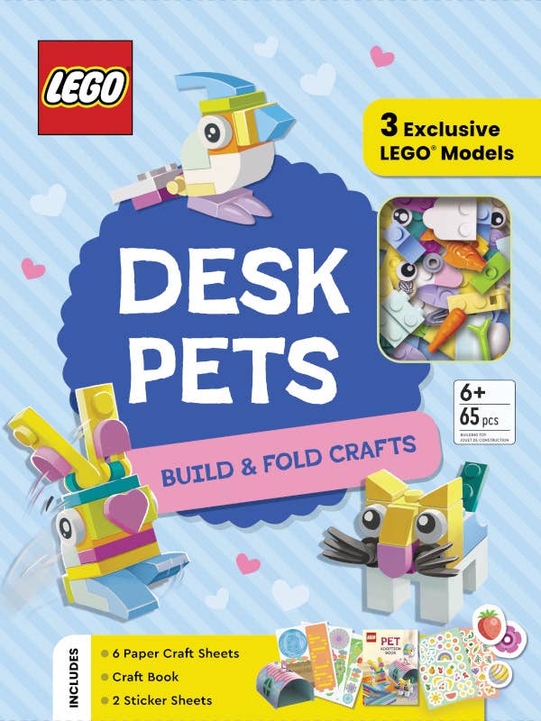 LEGO® Desk Pets for wholesale by Sourcebooks
