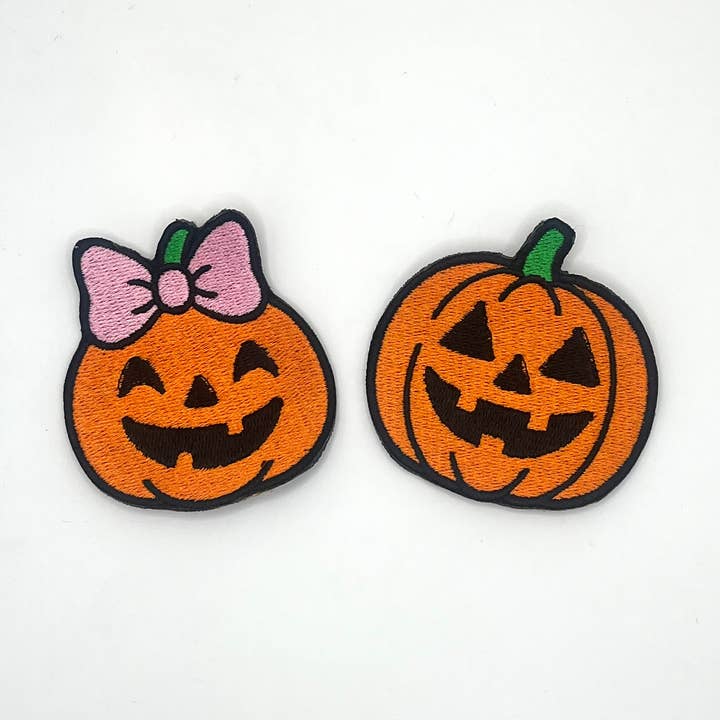 Fit Stitch Gear - Wholesale Patch - Jack O' Lantern Embroidered Patches, Halloween0