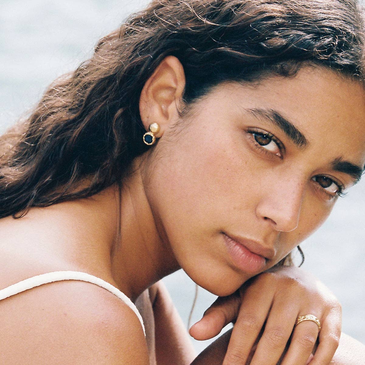 Agapée Jewelry - Wholesale Dangle Earrings - Petra Earrings | Jewelry Gold Gift Waterproof3