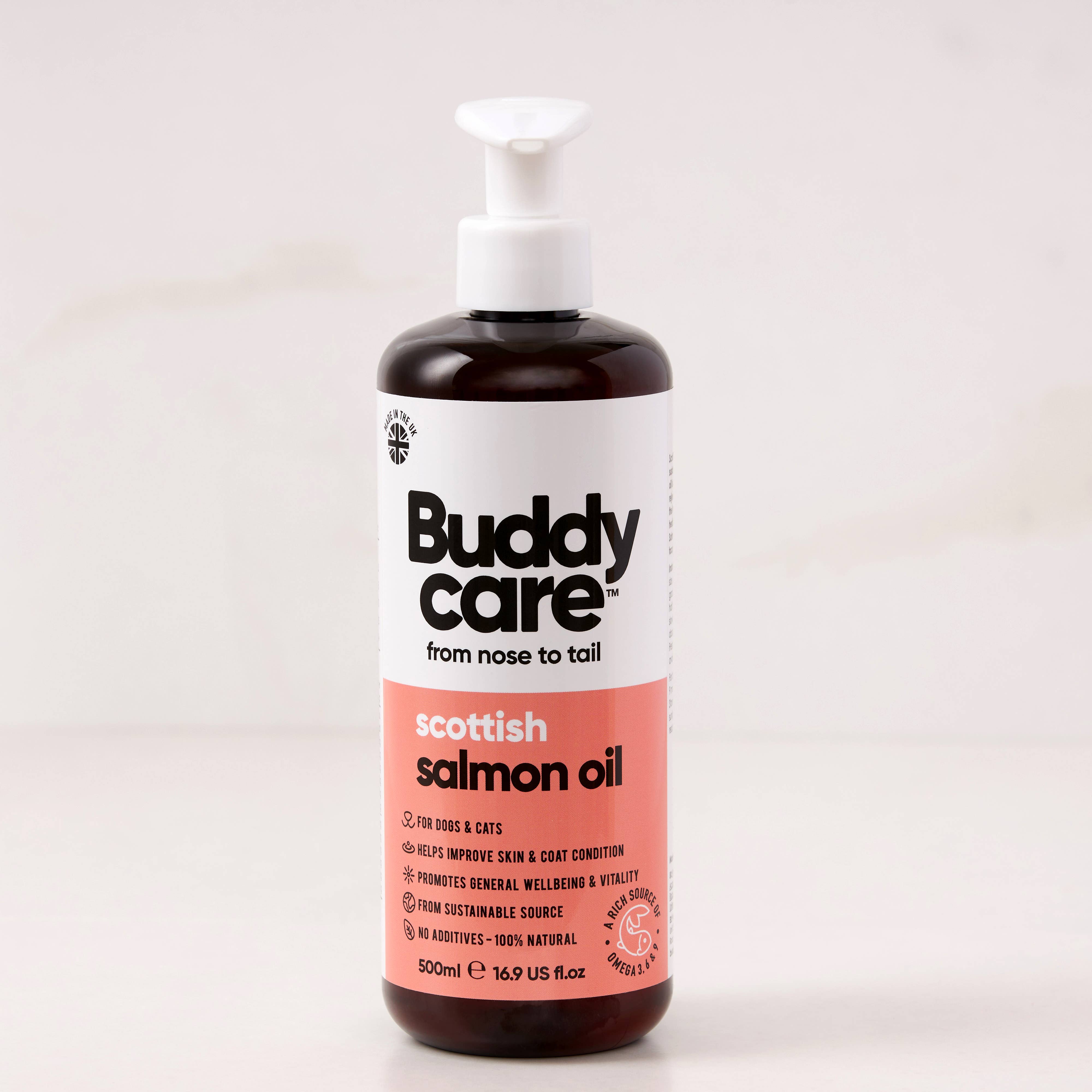Buddycare - Vente Compléments alimentaires – chat et chien - Huile de saumon - 500 ml3
