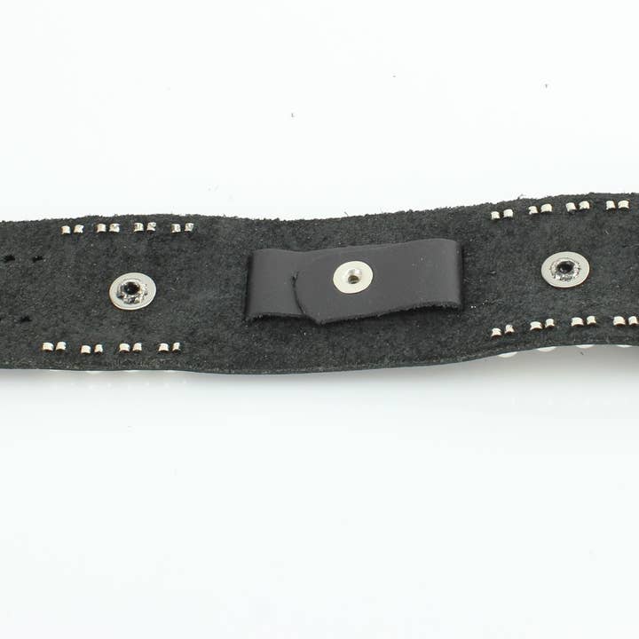 Leather Impressions Inc - Wholesale Watch Band/Strap - Unisex - Iron Cross Leather Watch Band #WB1288