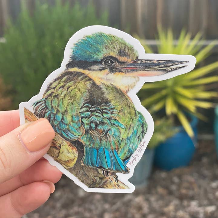 Pássaro-do-paraíso - Autocolante por atacado de Hayley Wilson