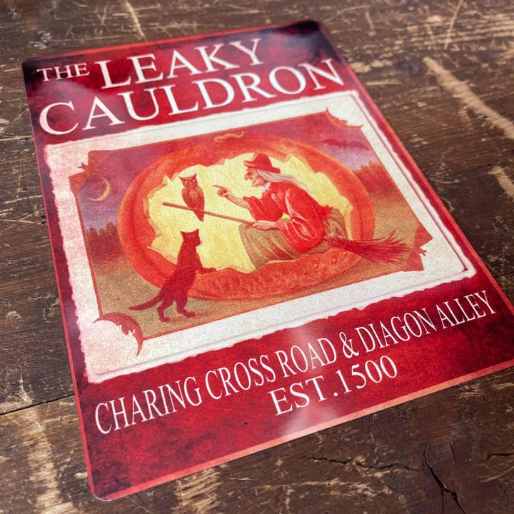 Leaky Cauldron Harry Potter - Metalen filmmuurbord voor wholesale door The British Metal Signs Company