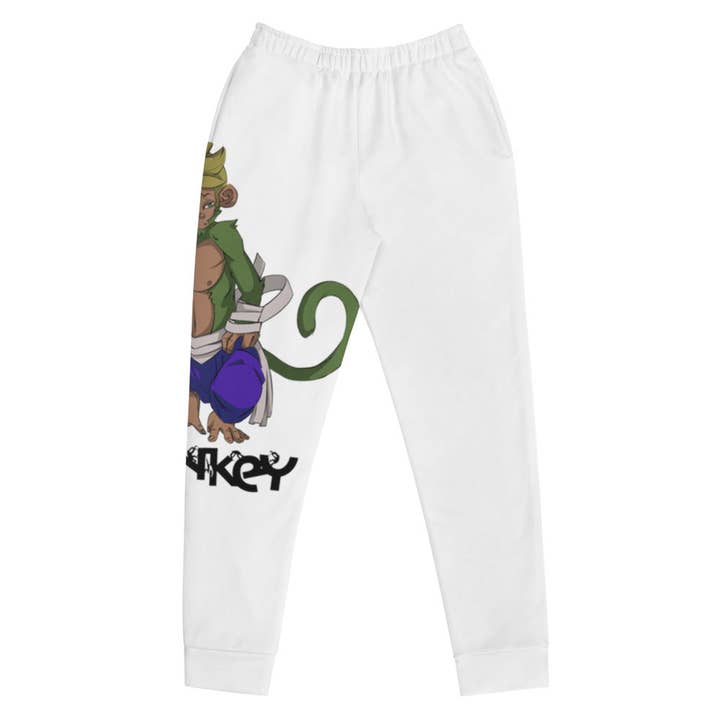 Women's Monkey White Joggers 2022 Edition for wholesale by ETHANOL TEARS LTD