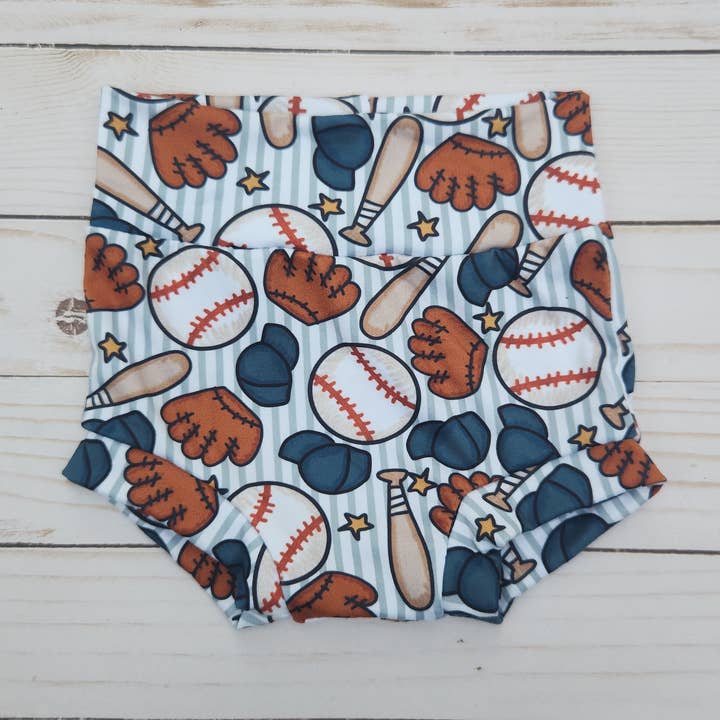 Bummies, baseball bummies, bummies for baby toddlers for wholesale by Small Blessings Design