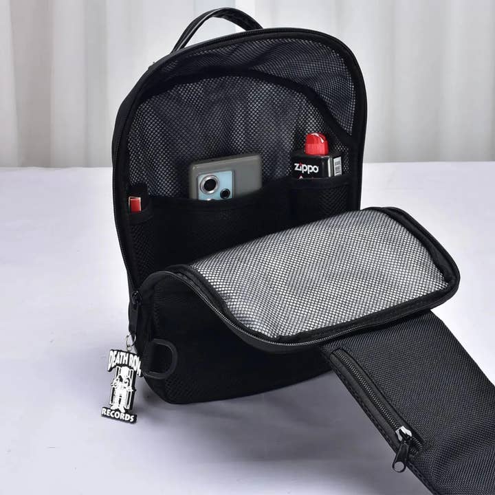 Natural Feelz - Wholesale Backpack - Unisex - Death Row Records - Smell Proof Shoulder Bag - Black4