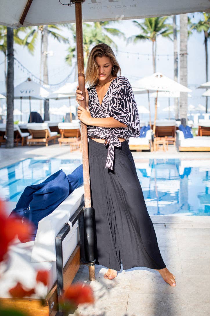 Bali Queen - Wholesale Pants - Women's - Solid Wide Leg Pant2