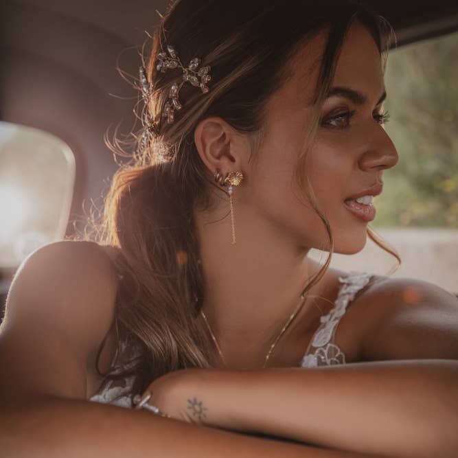 SallyJaneBridal - Wholesale Hair Pin - Esther Hairpins Gold - bridal hair jewelry - set of 22