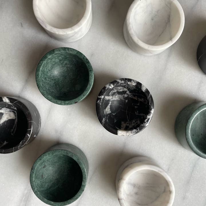 Como Marble Pinch Bowl Como Marble Pinch Bowl