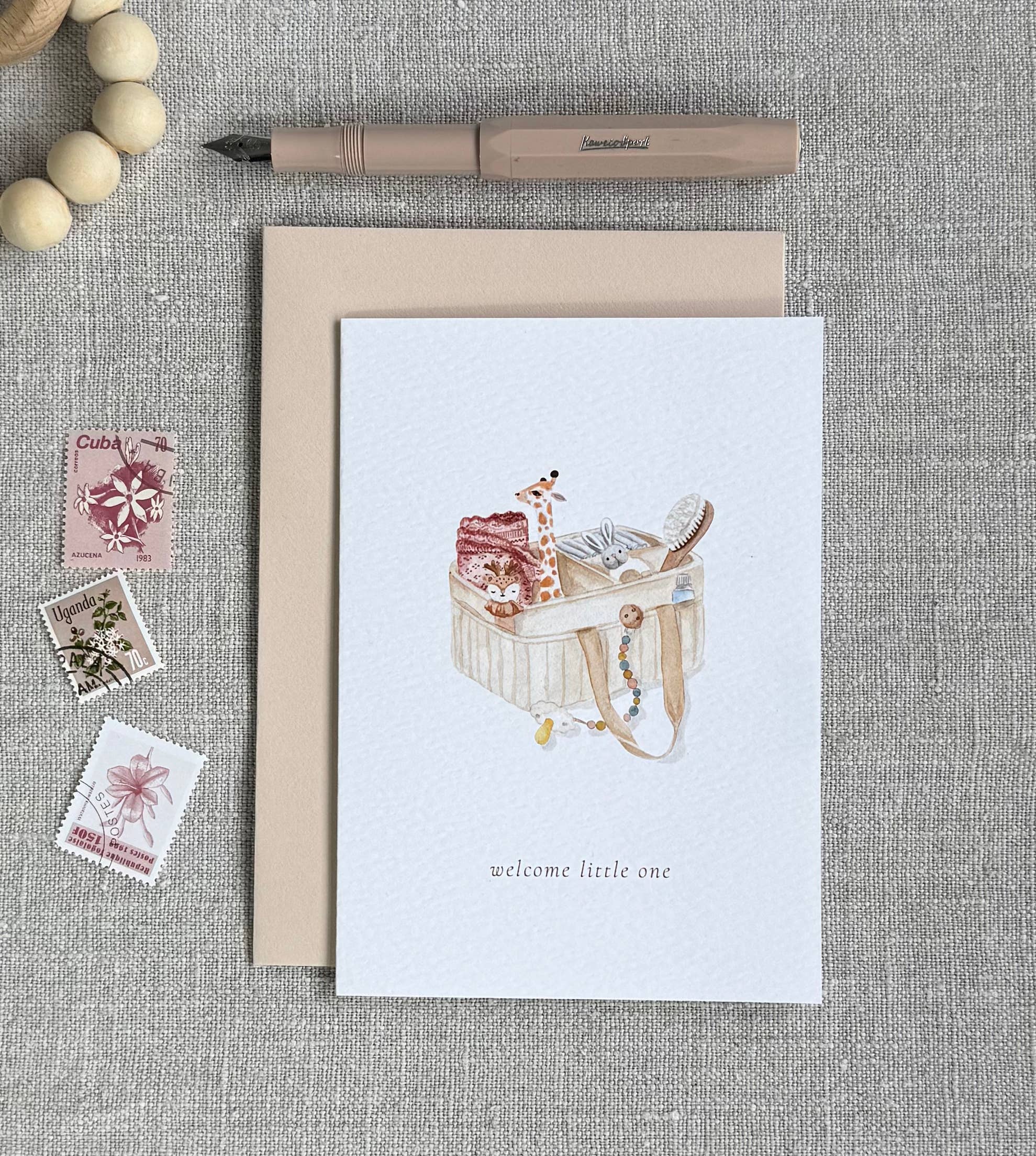 Kate Hall Design - Wholesale Baby Card - Gender Neutral New Baby Card1