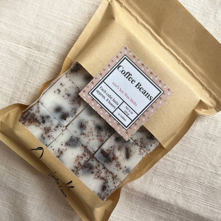 Coffee Bean Botanical Wax Melts 12 cubes for wholesale by Ornis.K