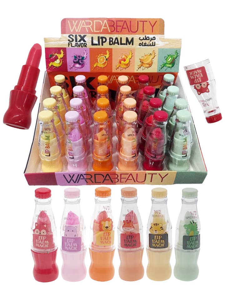 Pop Soda Bottle Scented Tint Lip Balm Collection for wholesale by Cap Zone