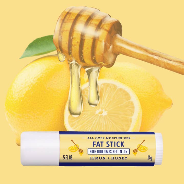 FATCO - Wholesale Lip Balm - Fat Stick, Lemon+Honey - 0.5 oz