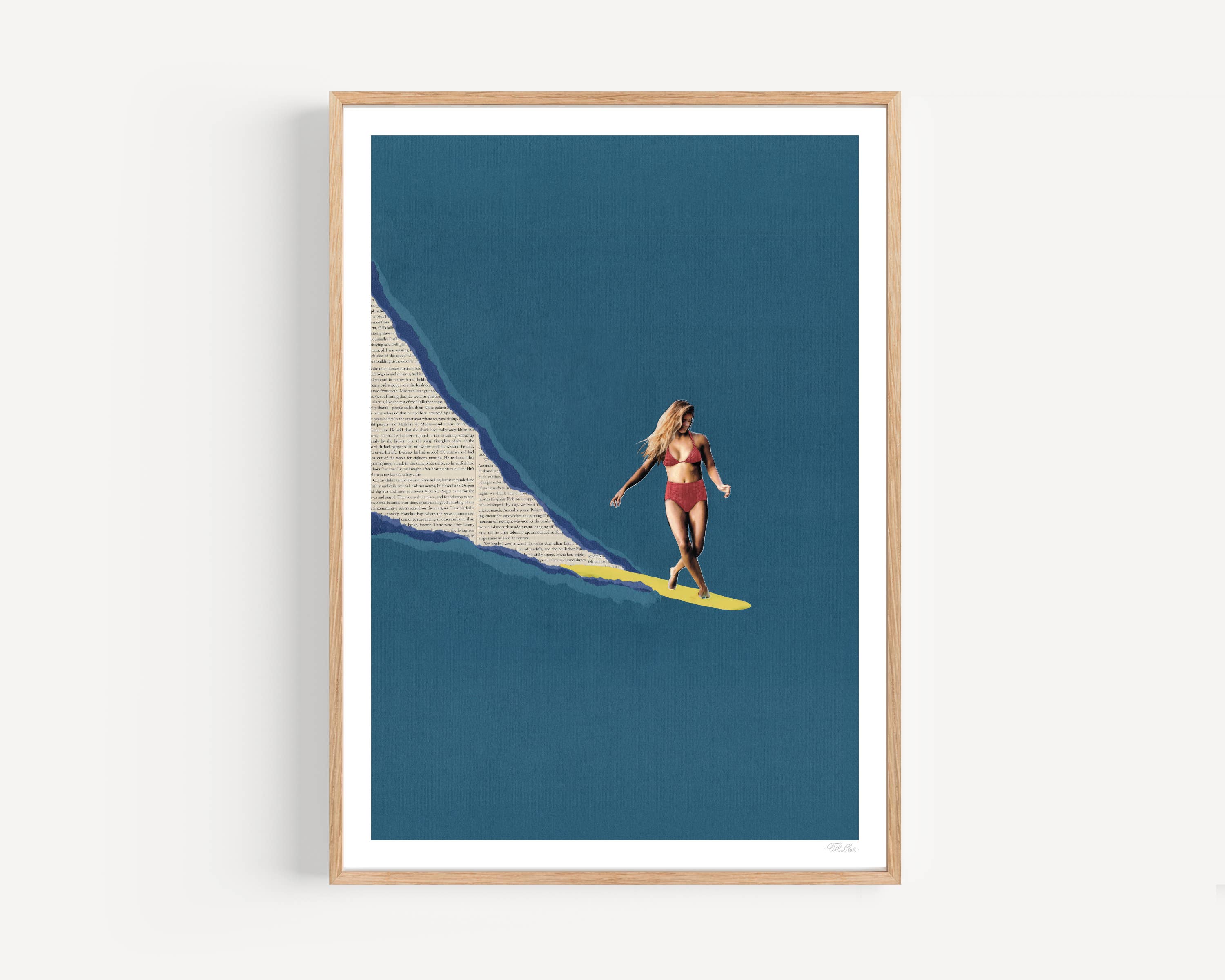 Ciel Glue – wholesale Art print – Print Fleur Bleue0