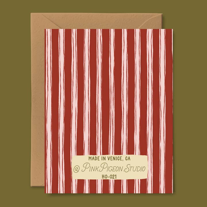 Pink Pigeon Studio - Wholesale Christmas Card - Christmas Star Card1