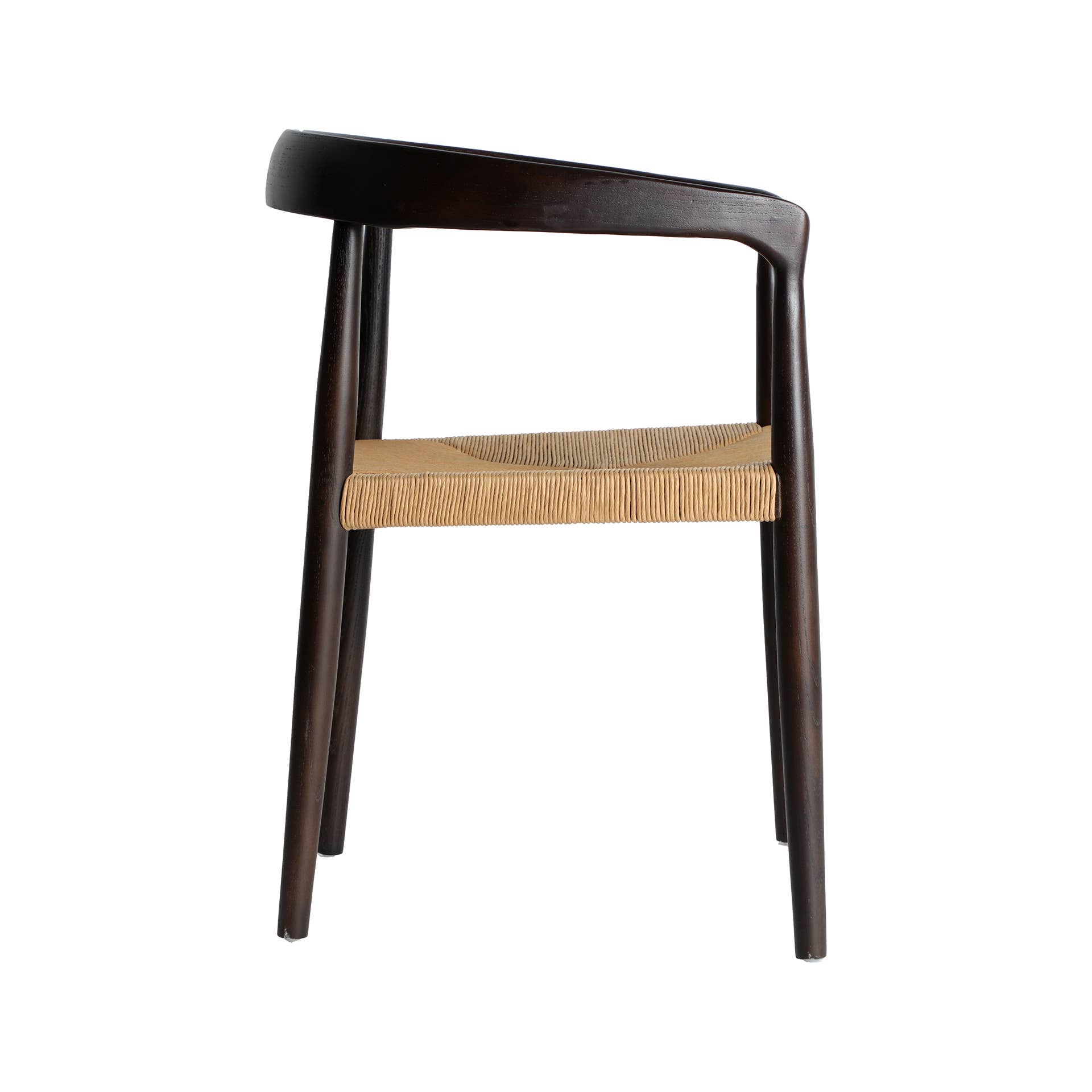 Kodu - Wholesale Chair - Elm wood chair in black. 54x52x75cm2