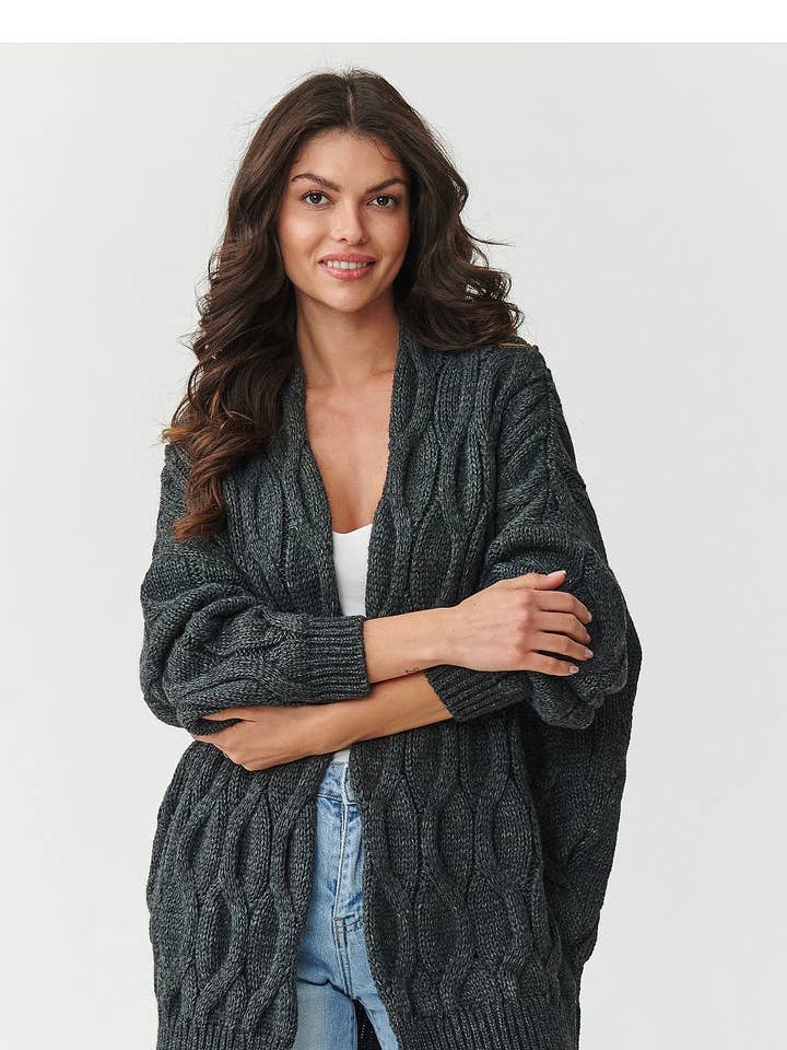 Cardigan Model 217406 Makadamia for engroshandel hos Lieber Deem Marktplatz