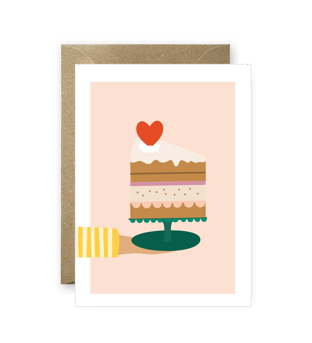 Linienwerk – wholesale Postcard – CAKE GREETS0
