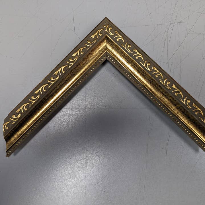 West Coast Frames LLC - Wholesale Picture Frame - 1107 - 1-1/4" Gold Ornate Poly Picture Frame1
