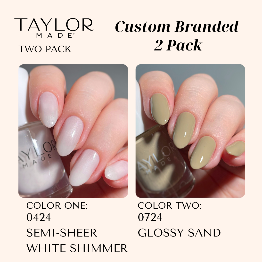 Taylor Made Polish – wholesale Nail polish – Custom Nail Polish: 2 Pack Long-wearing + Vegan + Non-toxic174