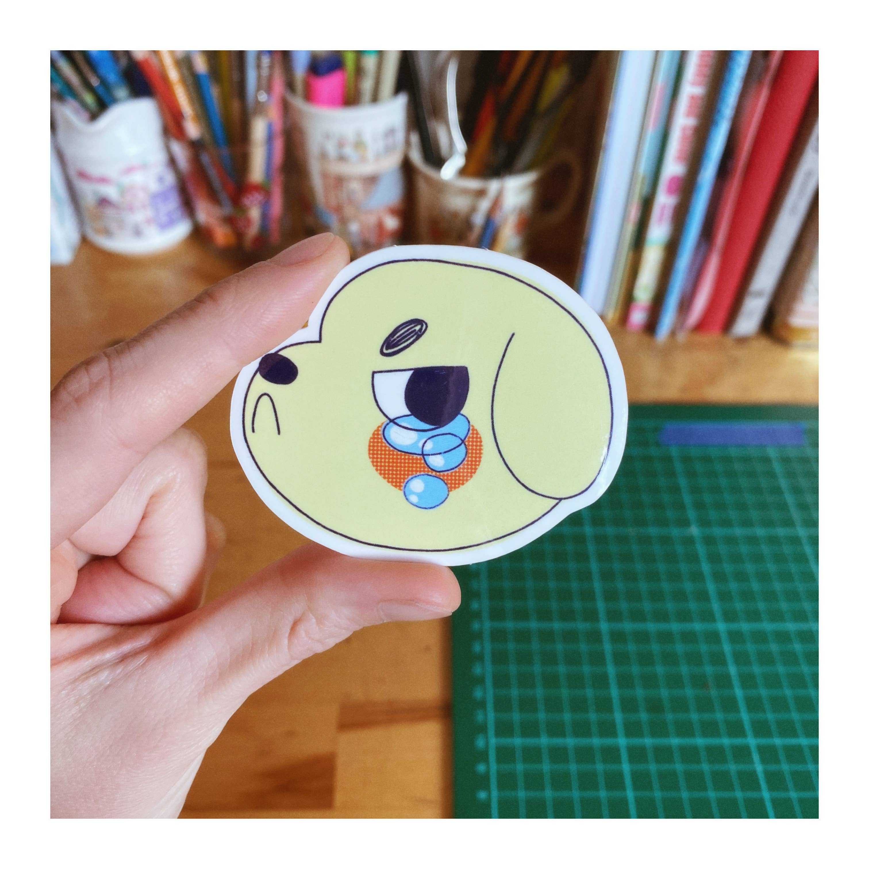 Sydney Warnes – Engroshandel Klistermærke – Pouty Puppy klistermærke2