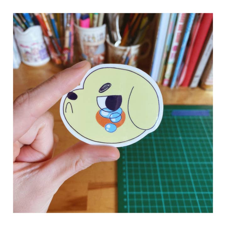 Sydney Warnes - Wholesale Sticker - Pouty Puppy Sticker2