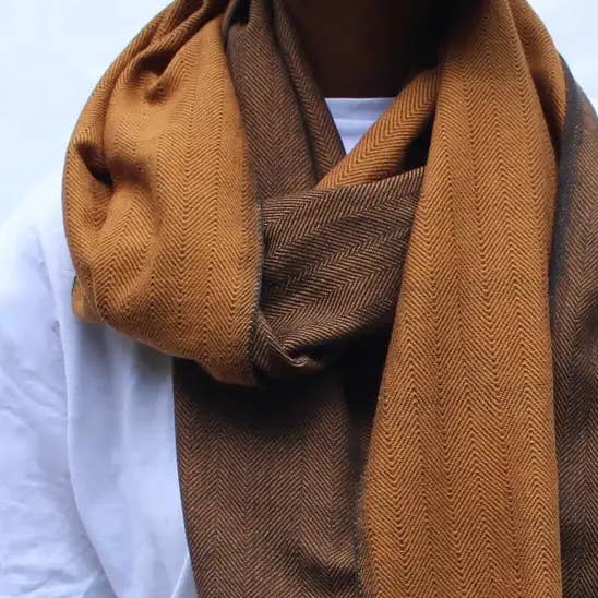 Écharpe en coton éthiopien tissé à la main Degu pour la vente par Sabahar Europe