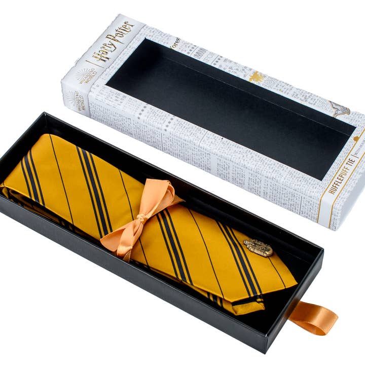 Harry Potter: Hufflepuff Tie in Gift Box for wholesale by AAA Merchandise Limited