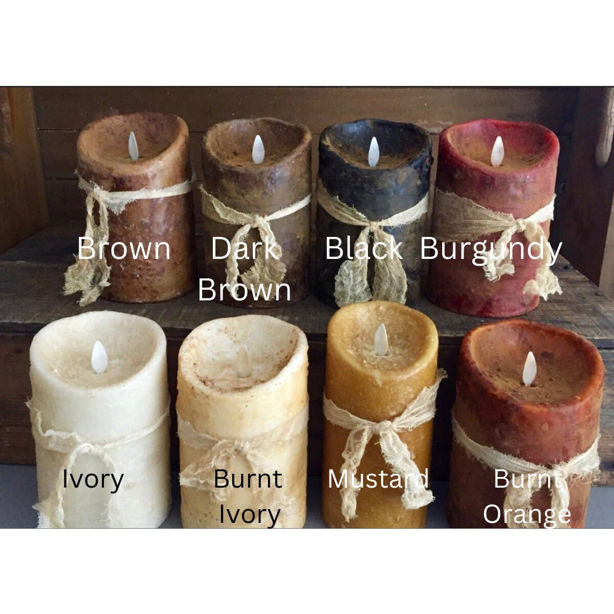 Raggedy Junction - Wholesale Flameless Candle - 3x6" Moving Flame Flameless Timer Pillar Candle 3