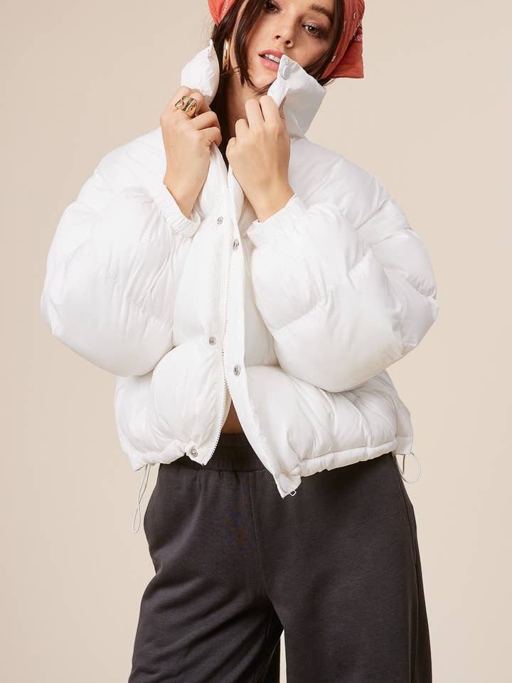 Doudoune 2-en-1 avec manches amovibles pour la vente par Mimosa