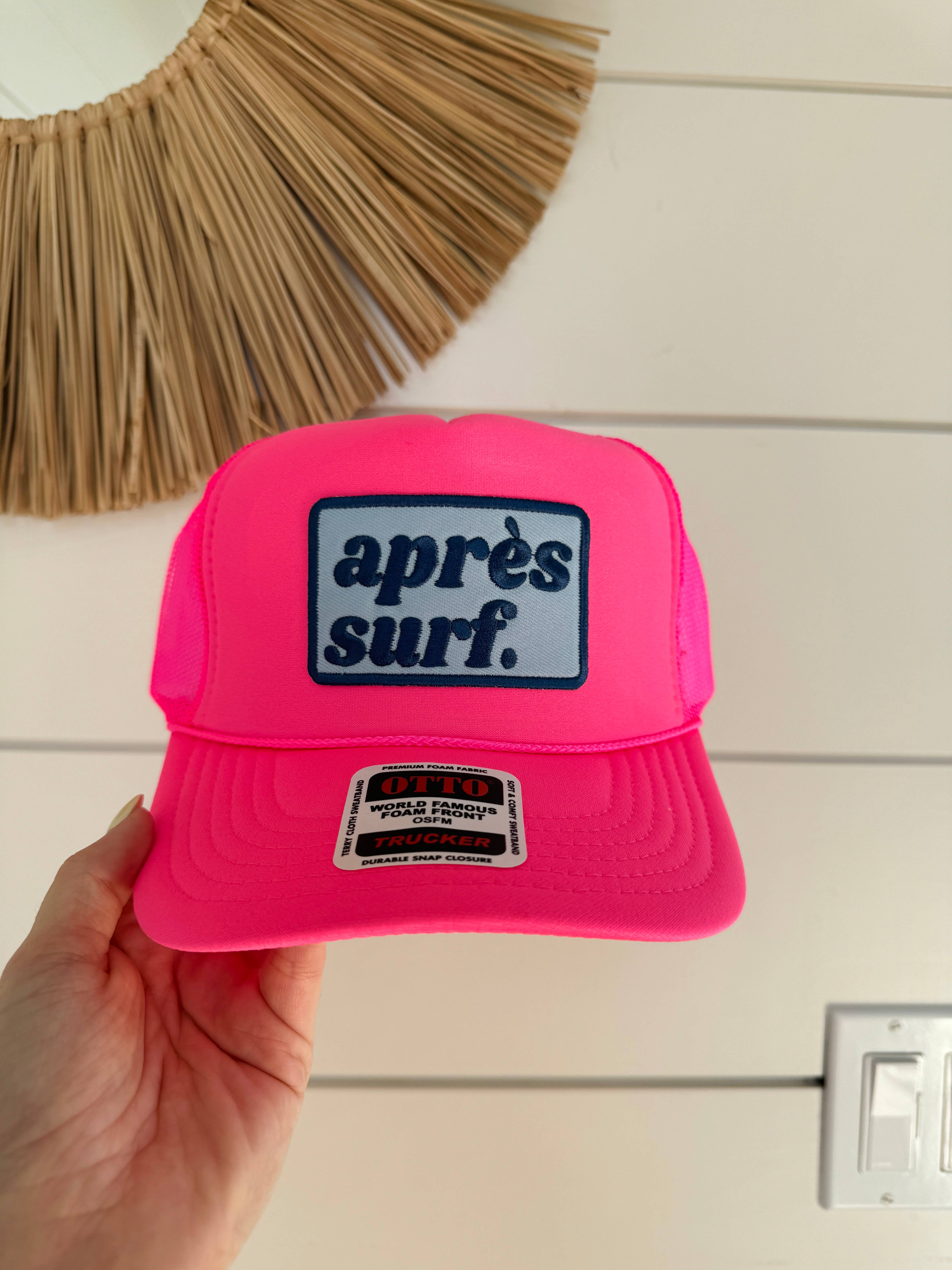 The Day Away Collective - Wholesale Trucker Hat - Women's - APRES SURF Patch Trucker Hat | Foam - 6 COLORS1