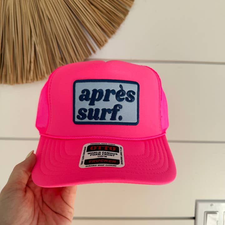 The Day Away Collective - Wholesale Trucker Hat - Women's - APRES SURF Patch Trucker Hat | Foam - 6 COLORS1