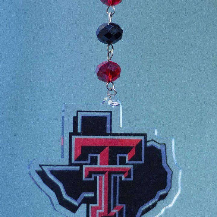 MagTrim – wholesale Prydnadsset – Texas Tech University - Logo Akryl (uppsättning av 3) MAGNETISK PRYDNAD2