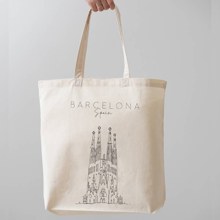 Bolsa Sagrada Familia Negra para venta al por mayor de Chez Paulette Barcelona